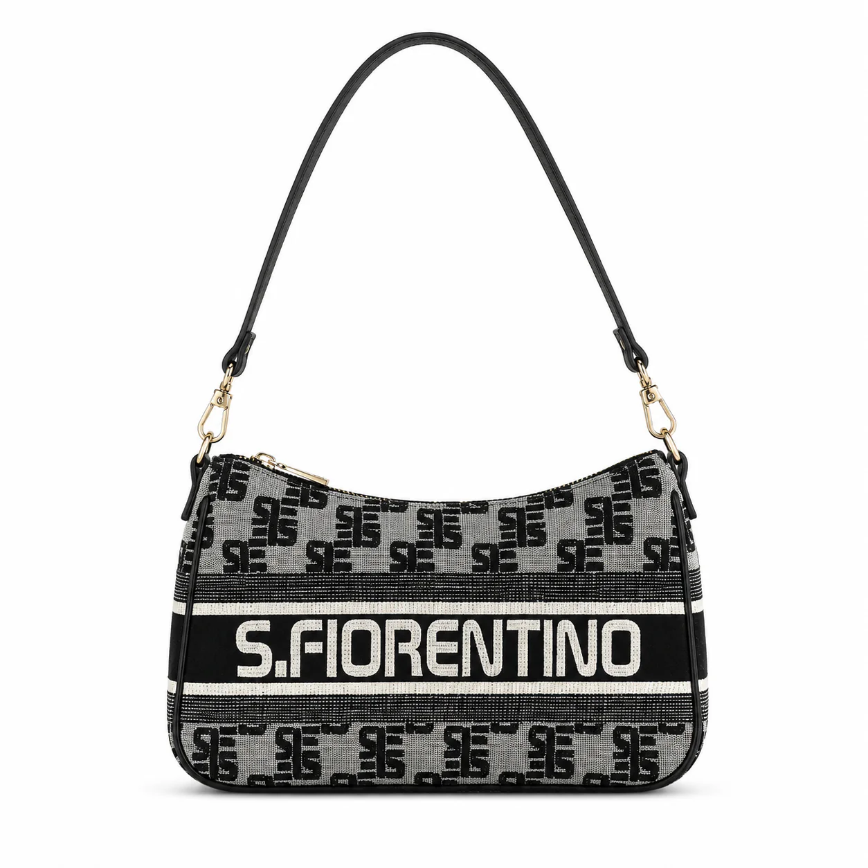 Shulen Monogram Jacquard Shoulder Bag
