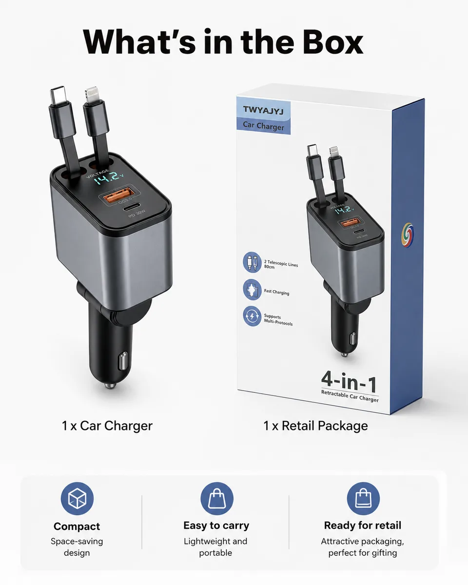 Charger pivot body adjusting to fit different vehicle console layouts