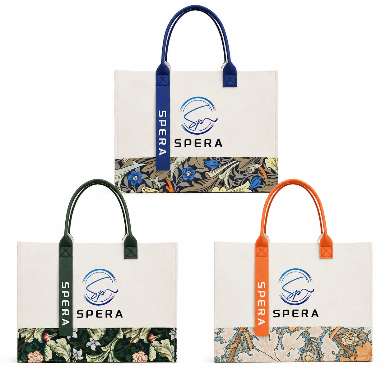 Shulen reusable felt tote bags