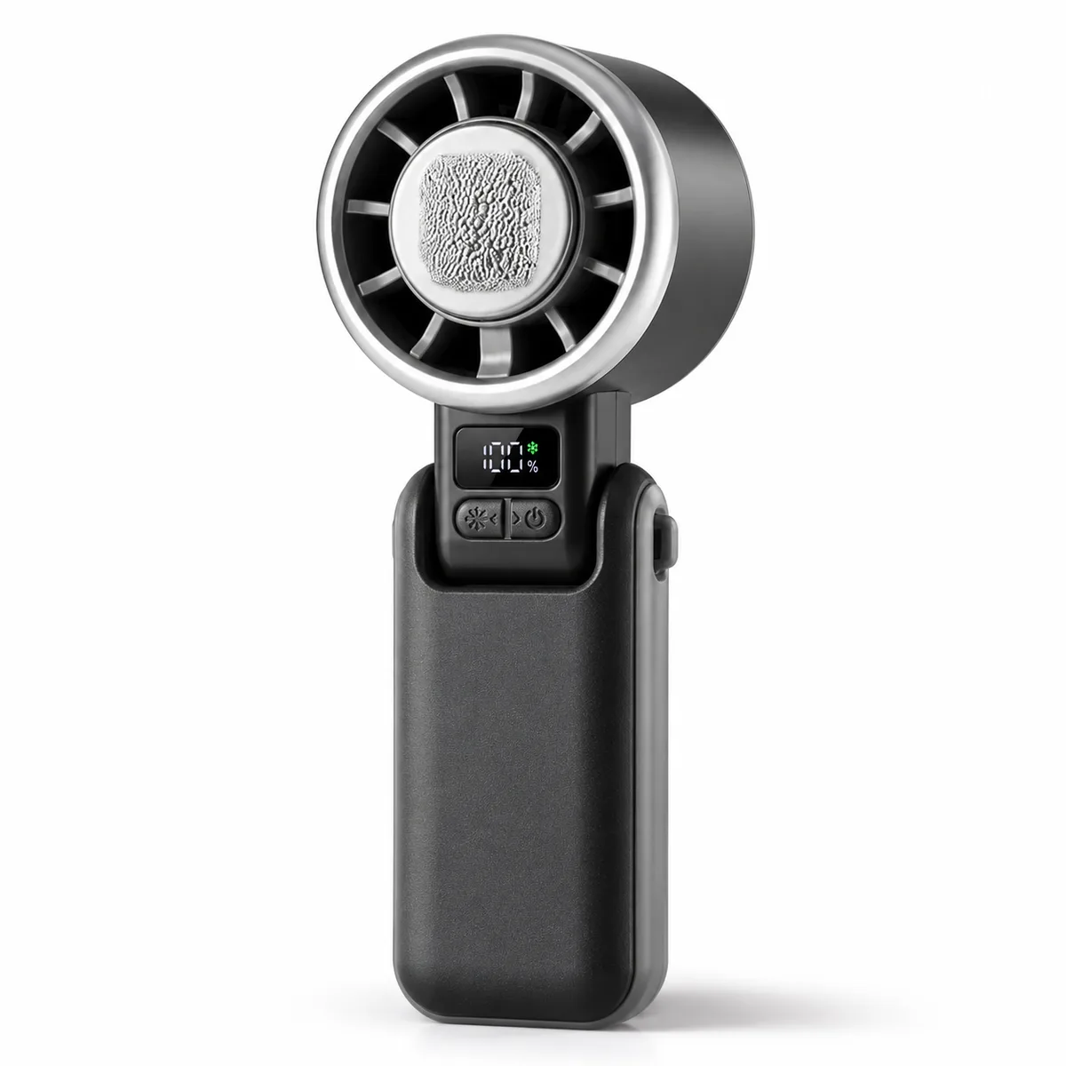 Shulen H03B handheld ice cooling fan with contact cooling plate and LED display