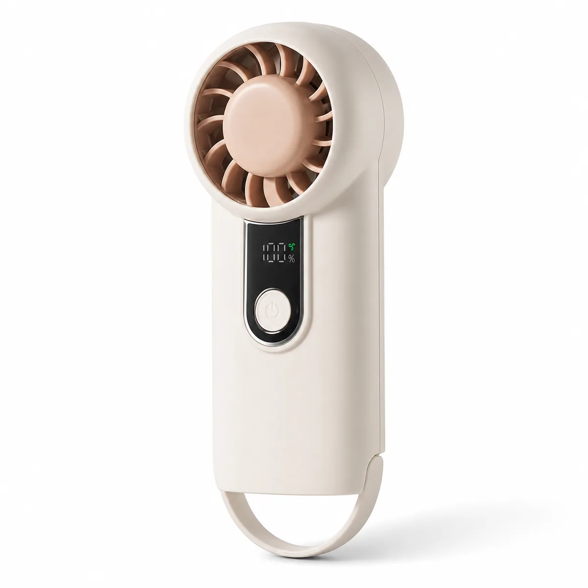Shulen H07 pocket-size handheld fan, 78 grams with digital display