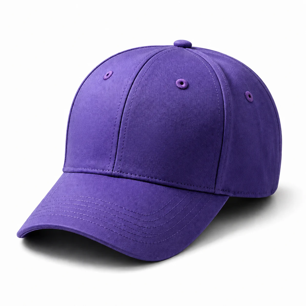 Shulen M2006 CTCC premium racing baseball cap in purple with custom embroidery